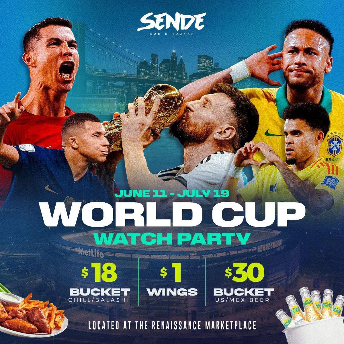 ¡Vive la Pasión del Mundial en Sende Bar & Hookah! ⚽🔥 in Aruba