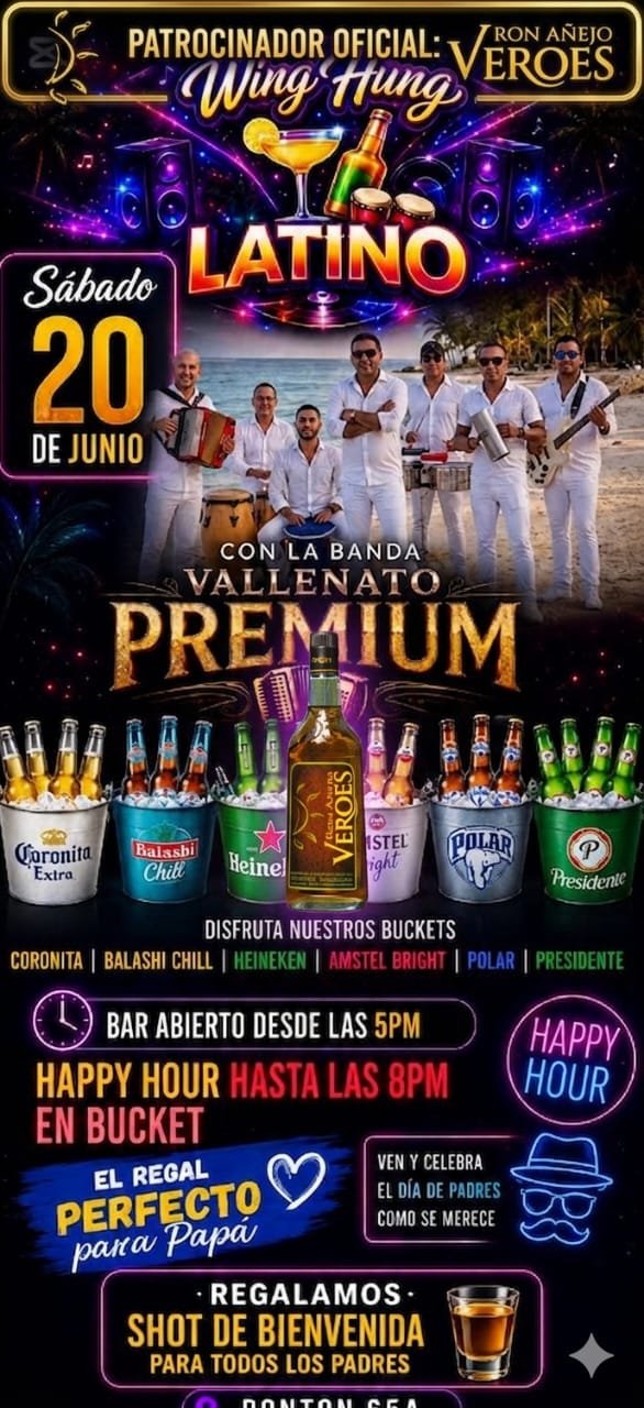 Dia del padre con Vallenato Premium in Aruba